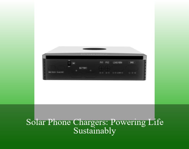 Solar Phone Chargers: Powering Life Sustainably